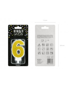 Kerze PD 6 GOLD Kerze PD 6 GOLD
