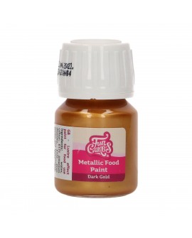 Farbka Fun Cakes Metaliczna CIEMNE ZŁOTO 30 ml
