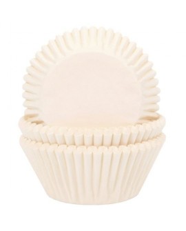 Papilotki HoM 50 szt KREMOWE Ivory