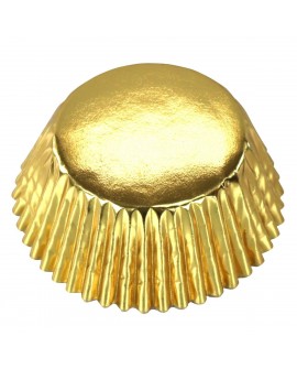 Muffinförmchen HoM 24 Stk Folie,Gold