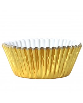 Muffinförmchen HoM 24 Stk Folie,Gold