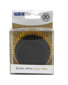 Muffinförmchen HoM 24 Stk Folie,Gold